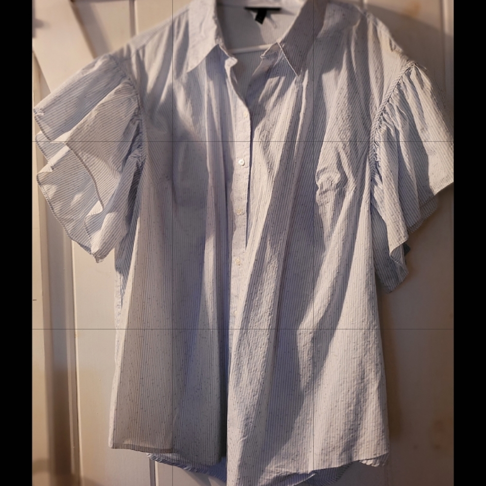 Lane Bryant Button Up Top Size 20 - image 5